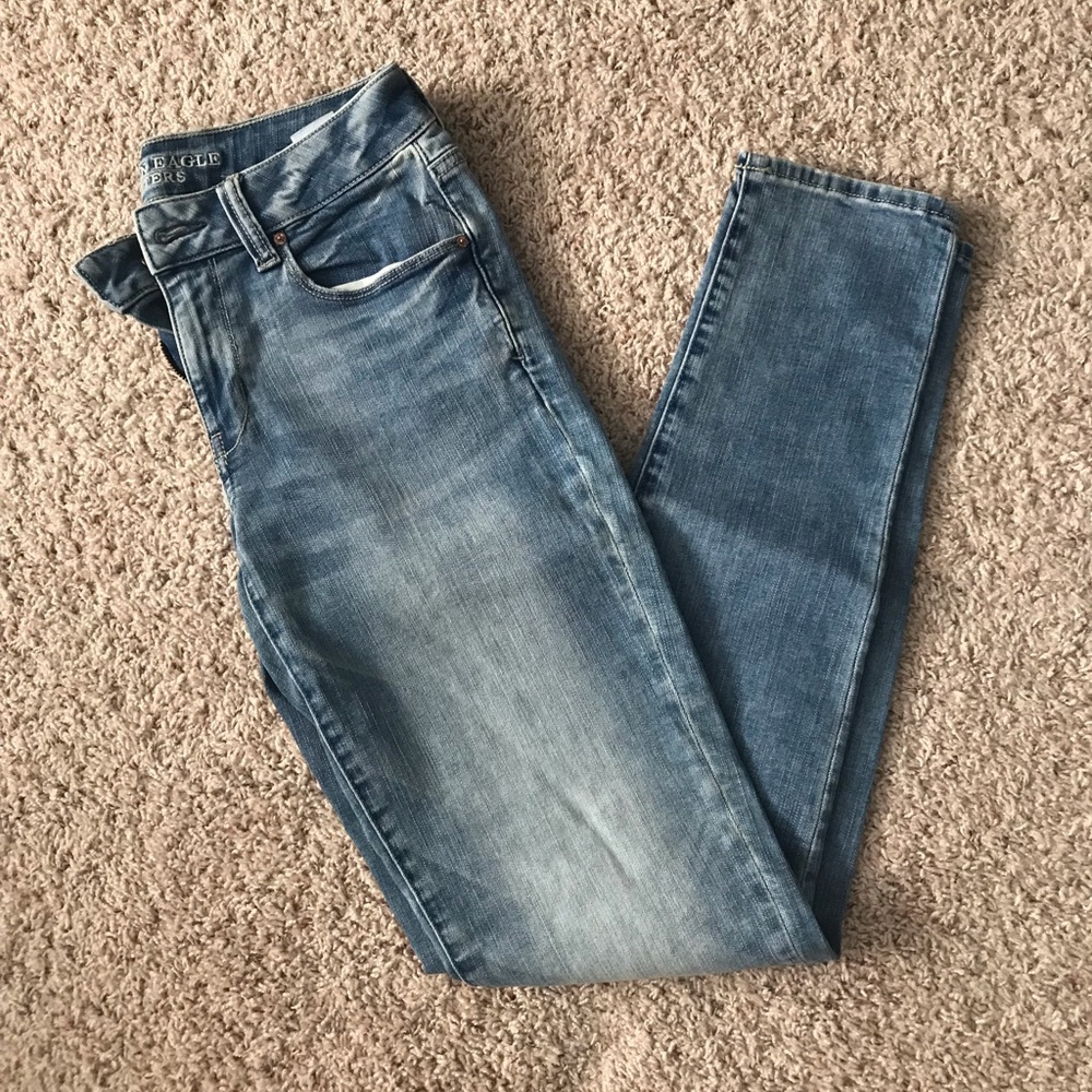 Skinny Super Stretch Jeans from American Eagle.